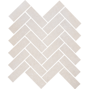 Mos Herringbone Belgique Sea Shell - stone tile